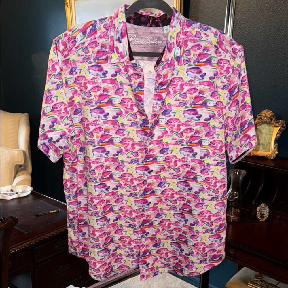 Robert Graham Vibrant Fishy Business 3xl